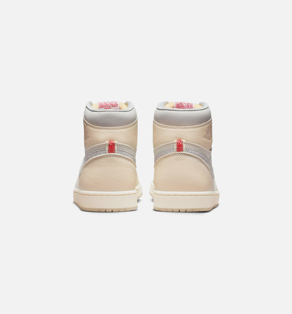 Air Jordan 1 Retro High OG Mens Lifestyle Shoe - Sail/University Red/Pale Ivory/Coconut Milk/Phantom