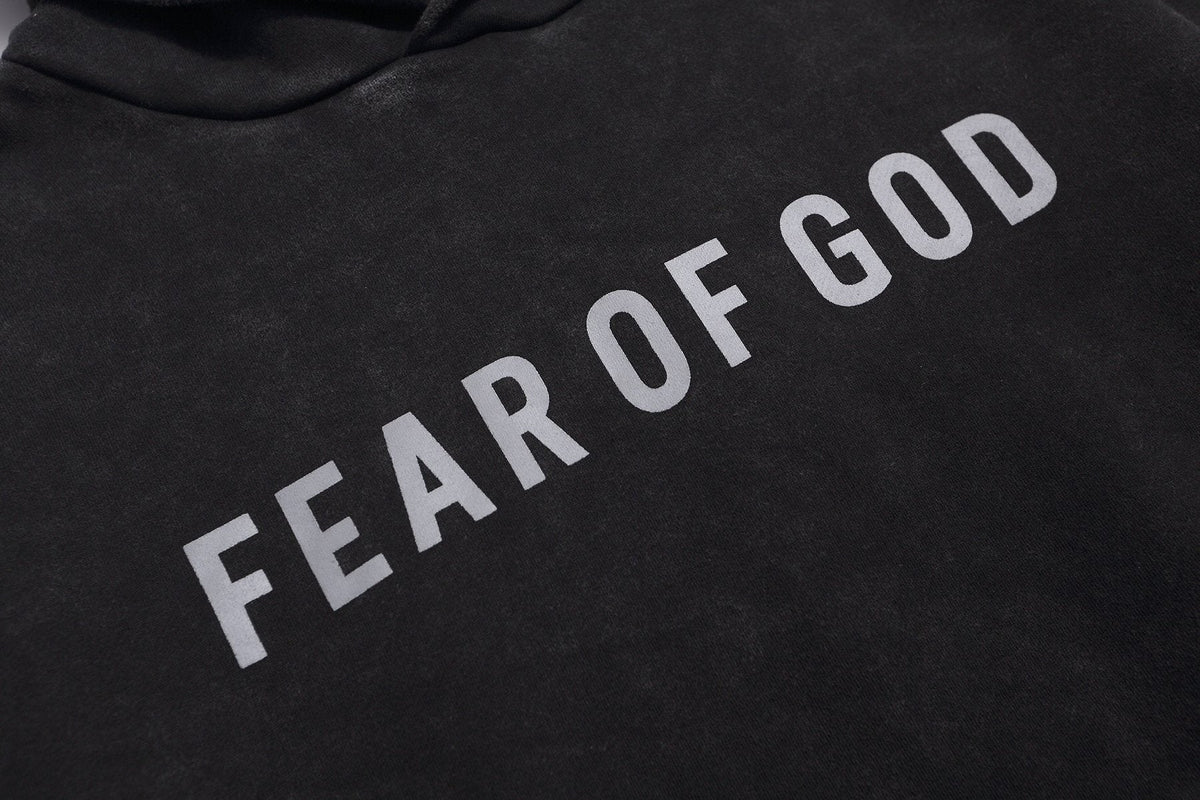 Fear of God Contrast Wordmark Pullover Hoodie